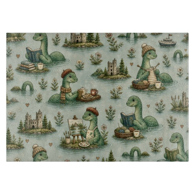  Mysiga kryptider Nessie Loch Ness-monster hobby  (Framsidan)