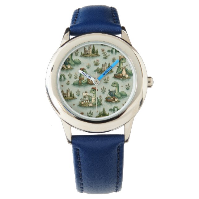  mysiga kryptider Nessie Loch Ness-monster hobby  Armbandsur (Framsida)