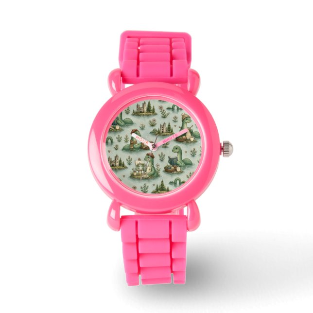  mysiga kryptider Nessie Loch Ness Monster hobby  Armbandsur (Framsida)