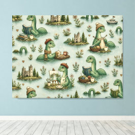  mysiga kryptider Nessie Loch Ness-monster hobby  Canvastryck