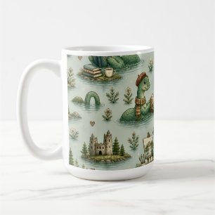  mysiga kryptider Nessie Loch Ness-monster hobby  Kaffemugg