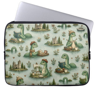 mysiga kryptider Nessie Loch Ness Monster hobby Laptop Fodral