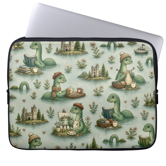  mysiga kryptider Nessie Loch Ness Monster hobby  Laptop Fodral (Framsidan)