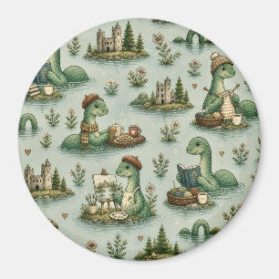 mysiga kryptider Nessie Loch Ness Monster hobby Magnet