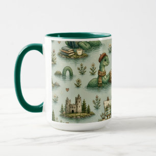 mysiga kryptider Nessie Loch Ness-monster hobby Mugg