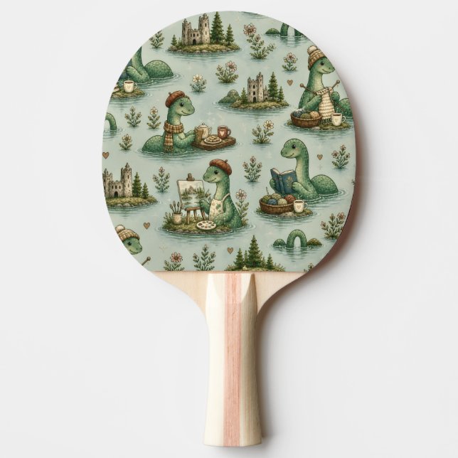  mysiga kryptider Nessie Loch Ness Monster hobby  Pingisracket (Framsidan)