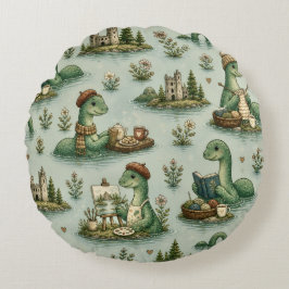 mysiga kryptider Nessie Loch Ness-monster hobby Rund Kudde