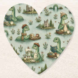 mysiga kryptider Nessie Loch Ness-monster hobby Underlägg Papper