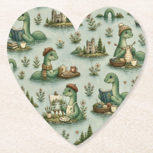 mysiga kryptider Nessie Loch Ness-monster hobby Underlägg Papper
