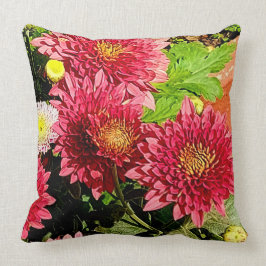 Mysiga ljusskpachrysanthemum Flowers Pillow Kudde