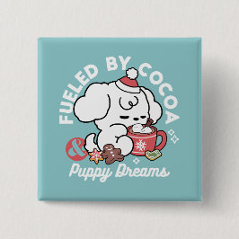 Mysiga marionettdrömmar - Hett Chocolate och jul Knapp