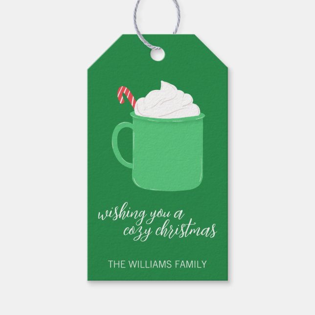 Mysiga Märkre för Anpassningsbar under jul Presentetikett (Framsidan)