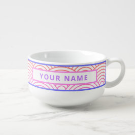 Mysiga mönster kawaii japansk tarmgurka soppmugg