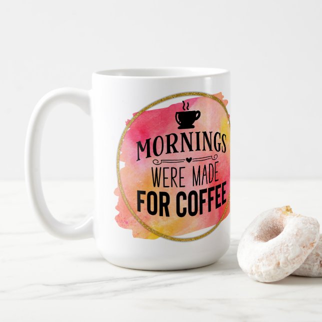 Mysiga morgonvibes kaffemugg (Med munk)