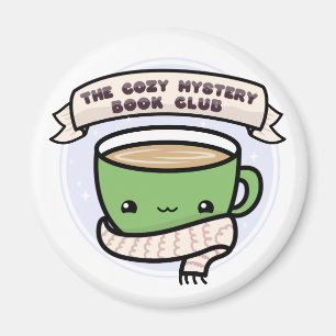 Mysiga Mystery Bok Klubb Magnet