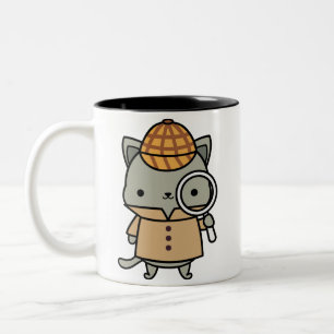 Mysiga Mystery Bok Klubb Purrlock Mugg