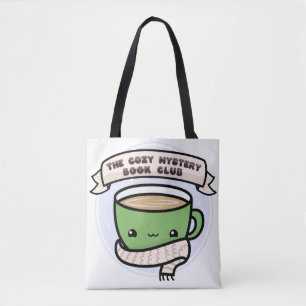Mysiga Mystery Bok Klubb Tote Bag Tygkasse