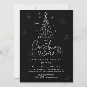 Mysiga naturens Elegant Ornament jul Party Inbjudningar