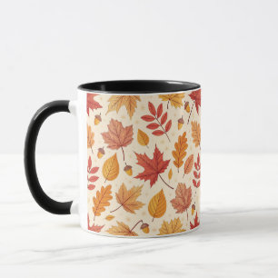 "Mysiga naturinspirerade Löv Design Mugg" Mugg