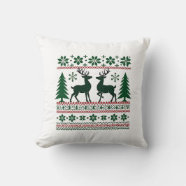 Mysiga Nordiska julpryder Pillow Kudde