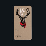 Mysiga och varma Röda buffalo Play Reindeer No Pee Adressetikett<br><div class="desc">Ingen sötning förrän jul. Mysigt och varm Vintage Wilderness Reindeer-jul med vår orustiska vintage stil-handdragna svarta etchade vildmarksrenar i bläck med glasögon, med en mysigt rödbuffel och vinterhalsduk inslagen runt renens nacke. Utformningen har ett modernt smål och har en mysigt och varm känsla av rödbuffel för att skapa trendiget och...</div>