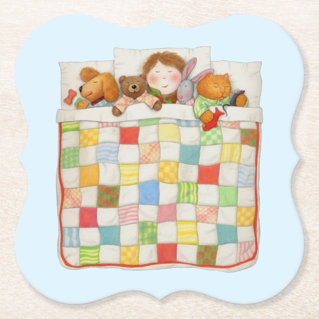 MYSIGA Pappra Underlägg för QUILT-parentes - blått Papper (Framsida)