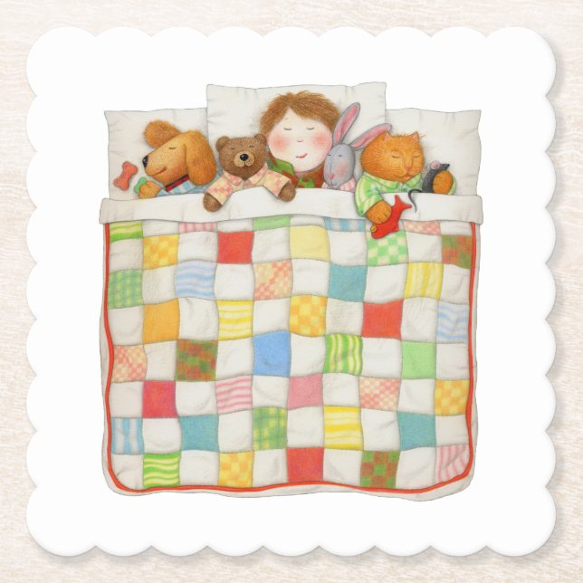MYSIGA Pappra Underlägg för QUILT-uppringd kvadrat Papper (Framsida)
