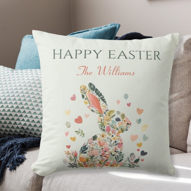Mysiga Pastel Bunny Dekorativ kudde (Skapare uppladdad)