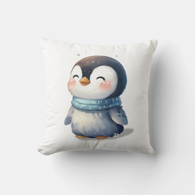 Mysiga Penguin-Dekorativ kudde, Dekorativ kudde 16 (Framsida)