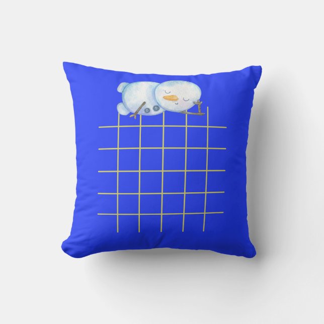 Mysiga Pillow för penguinspolning" Kudde (Framsida)