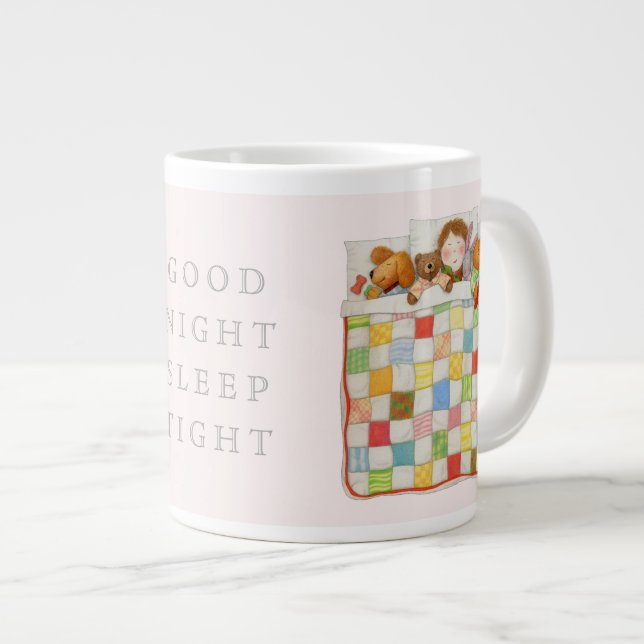 MYSIGA QUILT Big Mugg - Rosa Jumbo Mugg (Framsida höger)