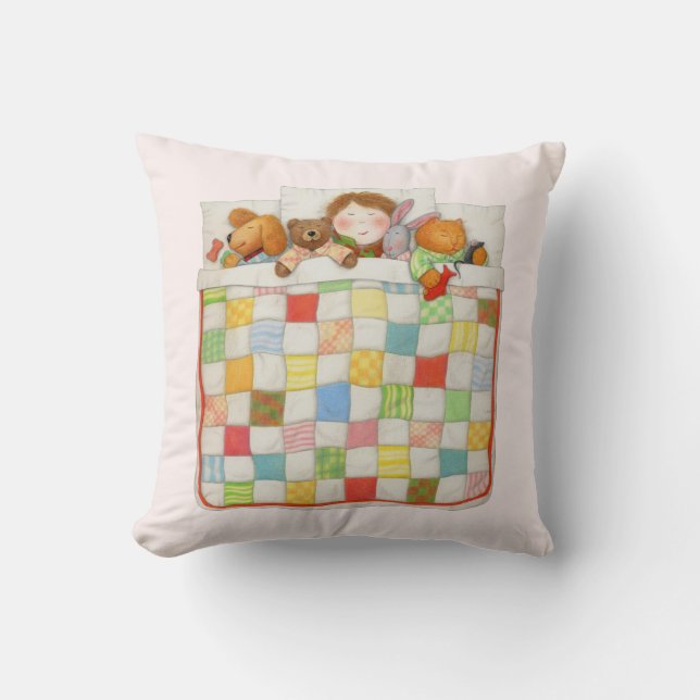 MYSIGA QUILT Square Dekorativ kudde - Rosa (Framsida)