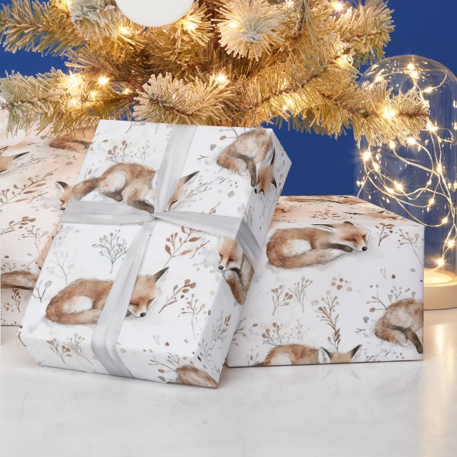  mysiga rävars jul presentpapper (Helgdagar)