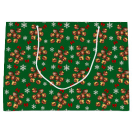 Mysiga rostade kastanjer och Snöflingor-vinter