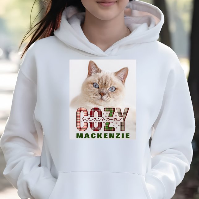 Mysiga säsongsfoto i anpassningsbar och Namn Hoodie (Skapare uppladdad)