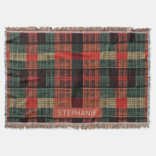 Mysiga Sticka-lappverk - Vintage Boho Autumn Stil Filt