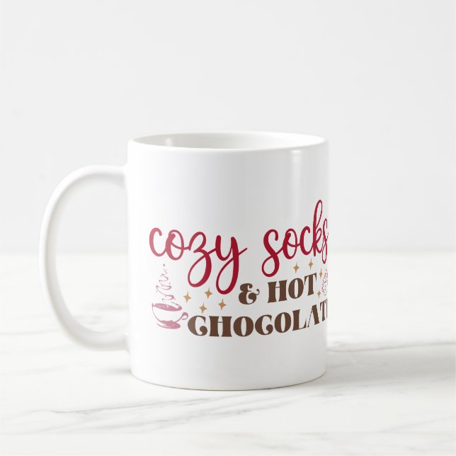 mysiga strumpor - jul kaffemugg (Vänster)