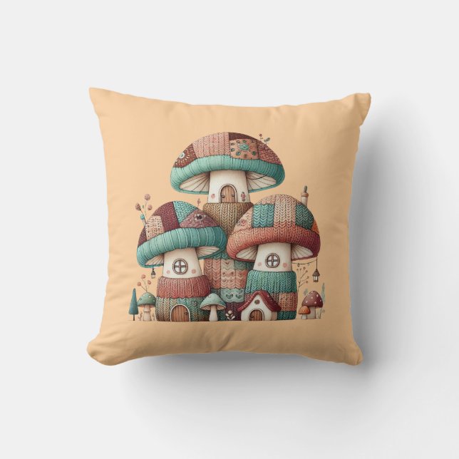 Mysiga svampar 8 kudde (Framsida)