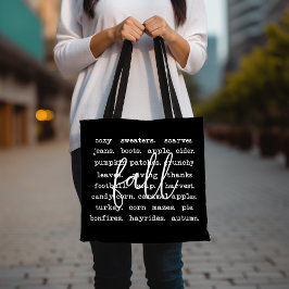 Mysiga svatrar, sjalar design, pumpkin tygkasse