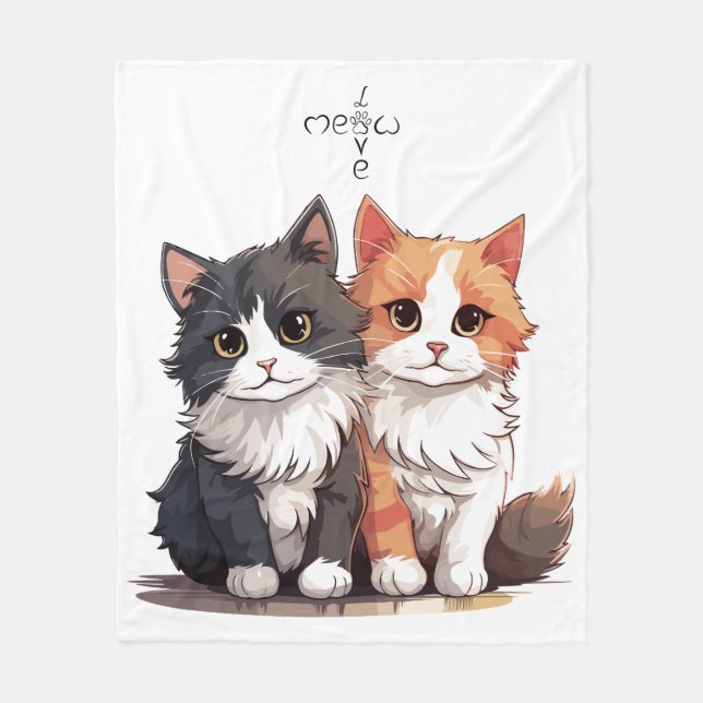 Mysiga Ull Baby Blanket Fleecefilt (Framsidan)