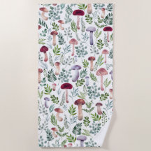 Mysiga vattenfärgsvampar Mönster  