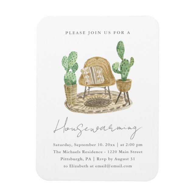 Mysiga växter - ny hemmabruk magnet (Vertikal)