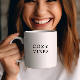 Mysiga Vibes Fall Mugg Modern minimikaffe Kopp