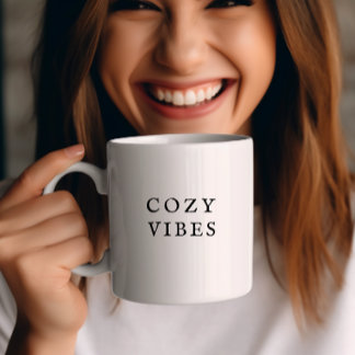 Mysiga Vibes Fall Mugg Modern minimikaffe Kopp