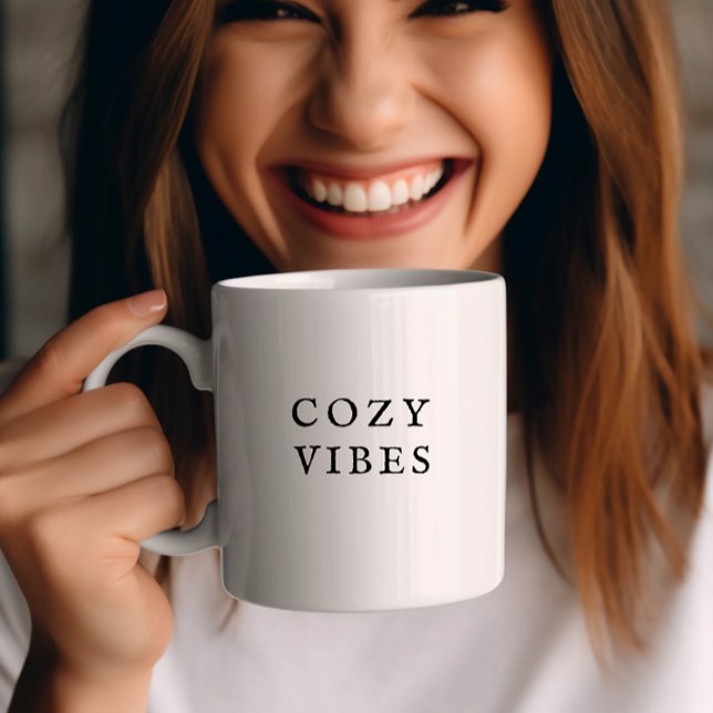 Mysiga Vibes Fall Mugg Modern minimikaffe Kopp (Skapare uppladdad)