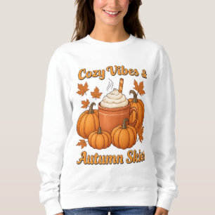 "Mysiga Vibes & Himmel Autumn" Sötskjorta/T-Shirt T Shirt