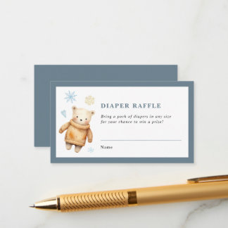 Mysiga vinter-babyskor - blare Raffle Biljett Tilläggskort