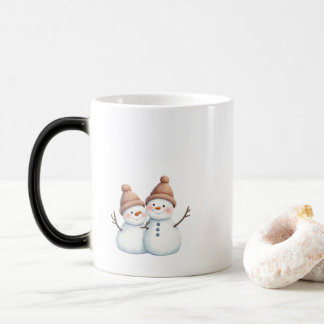 Mysiga vinter-Snögubbarna kaffe mugg