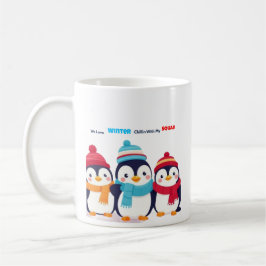 mysiga vinter-squad mål kaffemugg