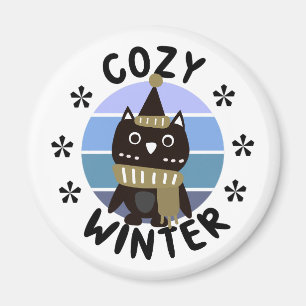 Mysiga vintern, Cute Uggla Magnet